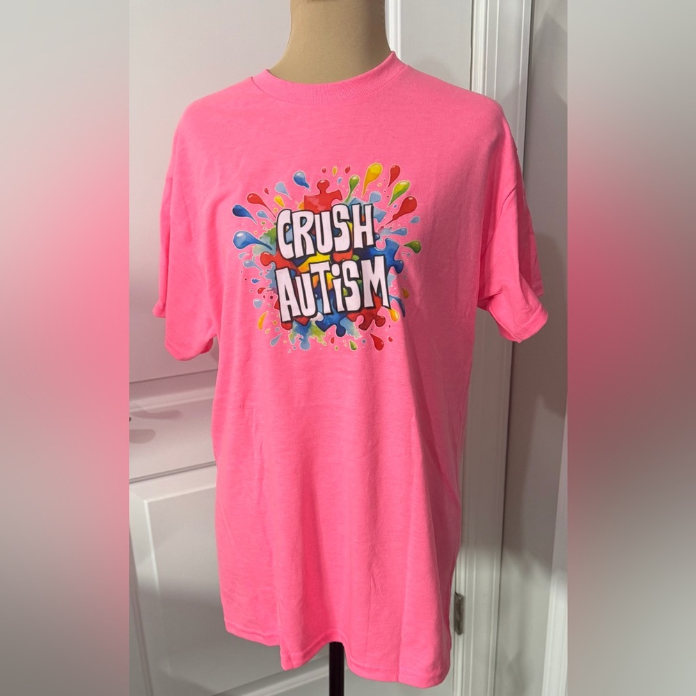 Pink Graphic Kids T-Shirt Autism Awareness
